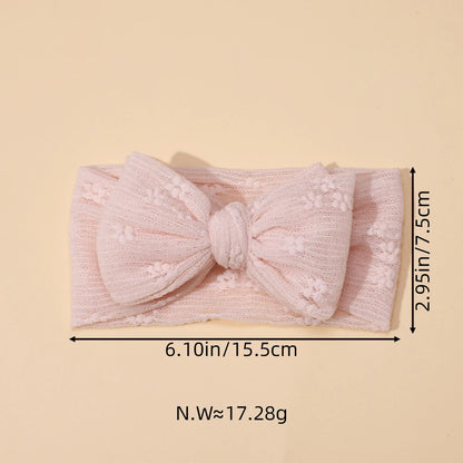 3pcs/set Baby Girl Headband Double Mesh Bows Hairband Soft Turban Lovely Bow Kids Headwear Hair Accessories for Newborn Infant