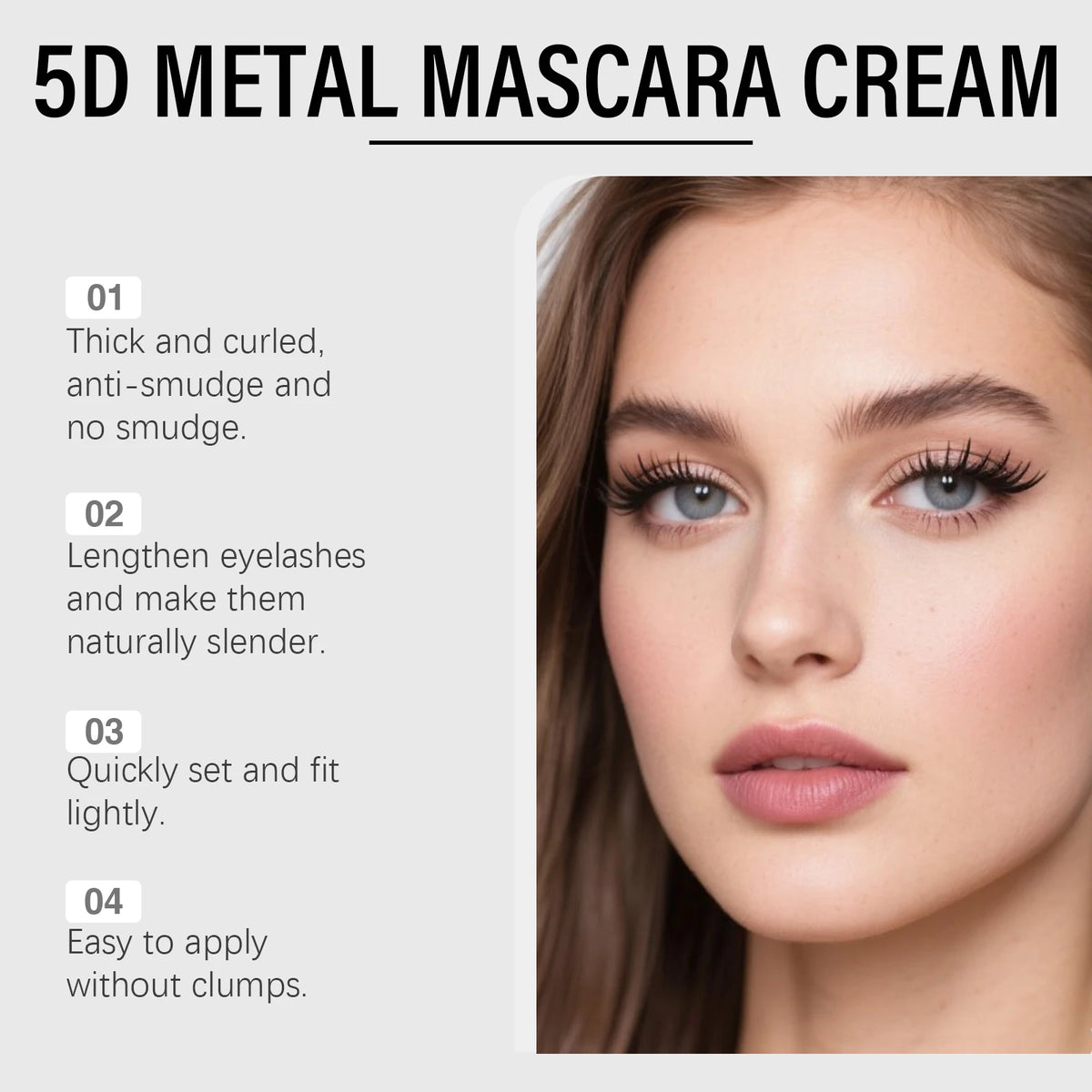 Black Mascara Volumizing Long Lasting Smudge Proof Waterproof Mascara Natural Curl Eyelash Lengthening Intense Black Eye Lash Makeup Daily Beauty Tool Cosmetic For All Day Wear