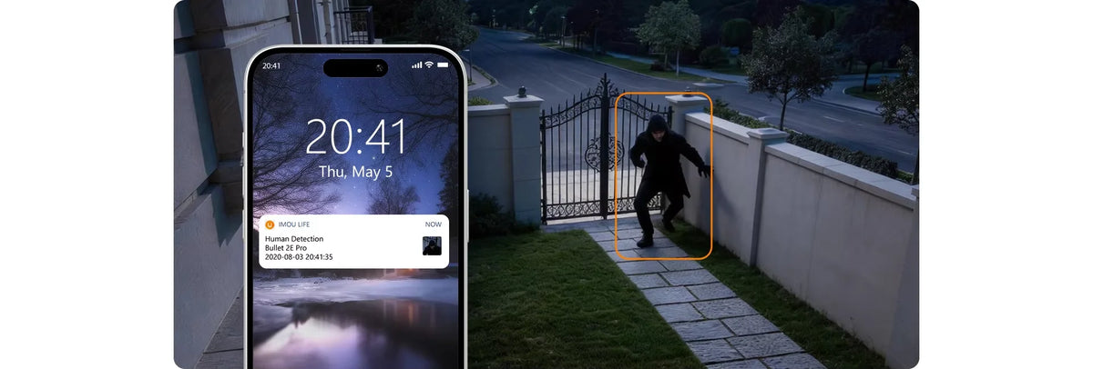 IMOU Bullet 2C Pro 3MP/5MP 2K/3K WiFi 6 Outdoor AOR Mode Security Camera Human Vehicle Detection Night Vision IP67 IP Camera