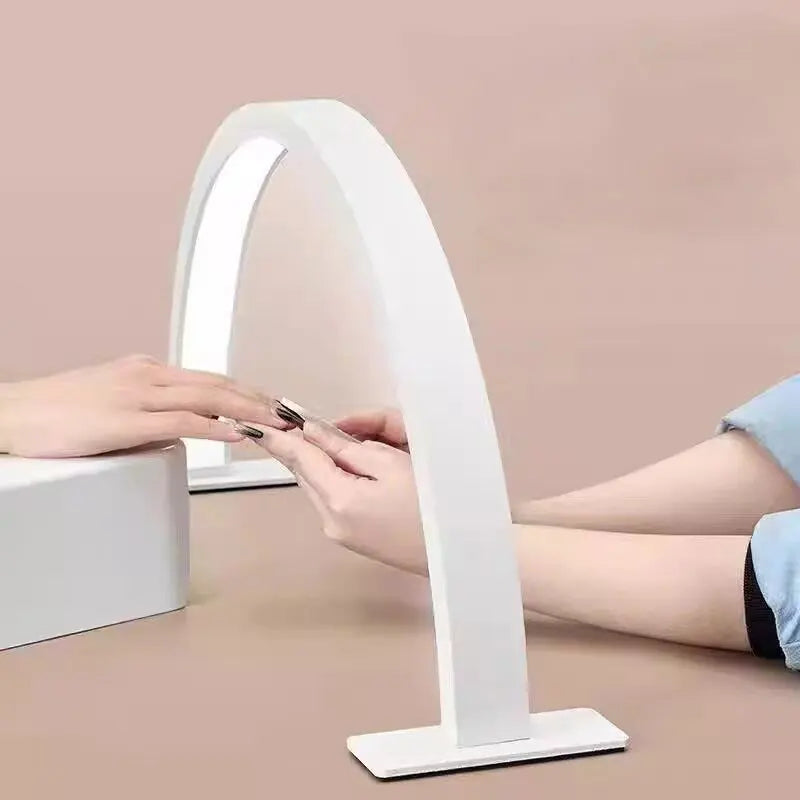 Beauty Table Lamp Half-moon Lamp Eye-protecting Nail Lighting Lamps Dimmable Suitable Lamps Beauty LED Desktop Beauty Fill Light