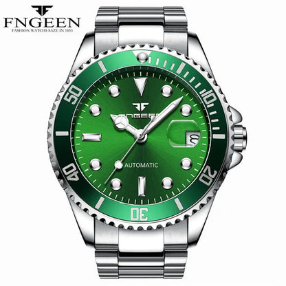 FNGEEN 9001 Luxury Brand Men's Watch Steel Tourbillon Frame Mechanical Watch Luminous Automatic Date Diamond Watch 2026