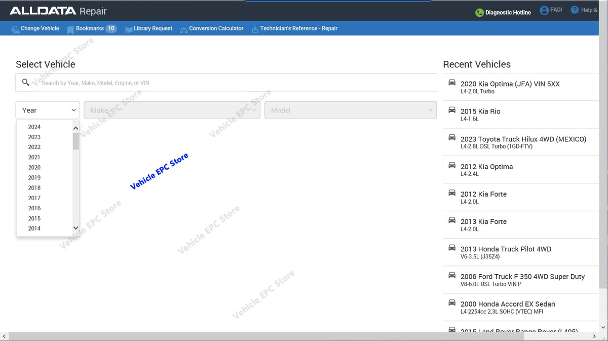 2026 hot selling newest for Auto Repair Software, All Data Car Software with Wiring Diagram, 10.53, Link Auto, 3.45 ATSG