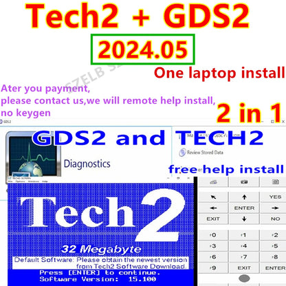 2025 Newest MDI Software for MDI GDS 2 + TECH 2 + DPS 4.56 Three Software Install + Activate for Free