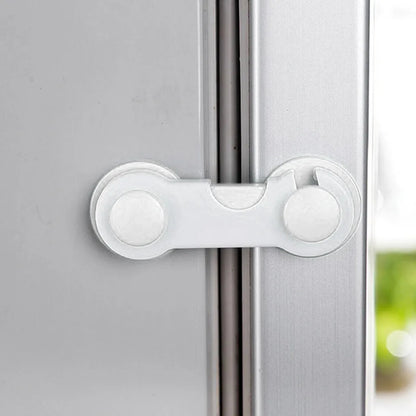 1PC Durable Small Household Cabinet Locks Adhesive Proofing Latches Multi-Purpose Drill-free Safety Lock