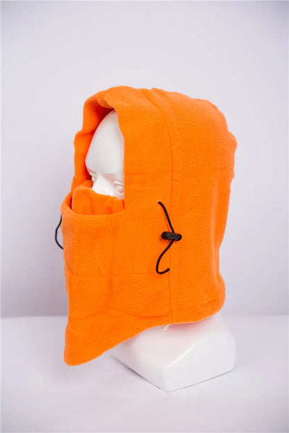 New Fashion Warm Cap Winter Men Women Hats Thermal Fleece Balaclava Hats Neck Warmer Hiking Scarves Outdoor Riding Windproof Cap