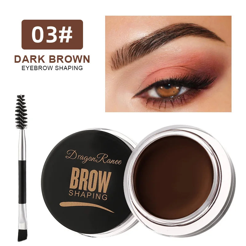 6 Color Wild Eyebrow Styling Cream Eyebrow Shaping Gel Soap Wax Clear Eyebrow Cream Tint Brow Lift With Brush
