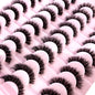 16 Pairs 3D Mink Lashes Natural False Eyelashes Dramatic Volume Fake Lashes Makeup Eyelash Extension Silk Eyelashes