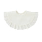 Baby Gauze Feeding Drool Bib Ruffle Solid Infants Saliva Towel Soft Cotton Burp Cloth For Toddler Kids Bibs Korean Style New