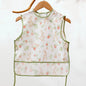 1 Pc 100%Polyester Waterproof Baby Bibs for Infant Toddler Cute Sleeveless Feeding Apron Bib Meal Burp Cloths