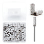 3mm 80pcs Mini Zebra Nail Sanding Bands Electric Machine Nail Drill Bits UV Gel Acrylic Polish Remover For Nails Accessory Tool