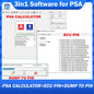 for PSA Software V16.04.07 and for PSA PIN Calculator software and for PSA ENGINE ECU ENCODE Software for Citroen for Peugeot