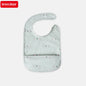 Cute Baby Bibs Toddler Bandana Bib Waterproof Sleeveless Apron PU Skin Animals Children Feeding Smock Bib Baby Stuff 0-5 Years