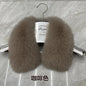 Real Fox Fur Collar Winter Men And Women's Fox Fur Square Collar Natural Fur Scarves For Ladies Neck Warmer Fur Scarf Shawls