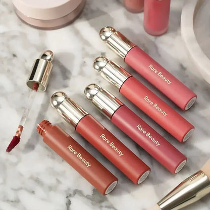 Rare Beauty Makeup Bliss Encourage Lipstick New Happy Hope Worth Love Lip Gloss & Face Tinting Powder Blusher Brand Cosmetics