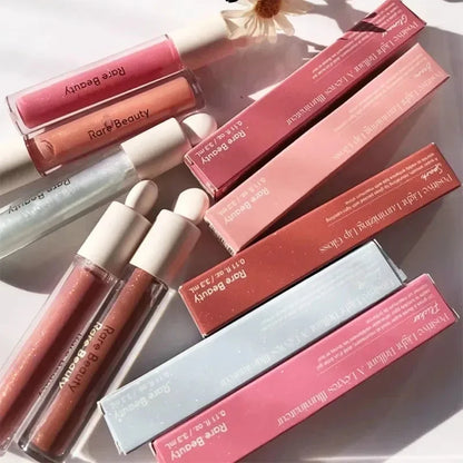 Rare Beauty Makeup Bliss Encourage Lipstick New Happy Hope Worth Love Lip Gloss & Face Tinting Powder Blusher Brand Cosmetics