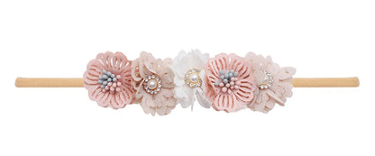 Beautiful Lovely Baby Flower Headbands Newborn Head Band for 0-12 Months Infant Headband Boutique Headwear High Elastic