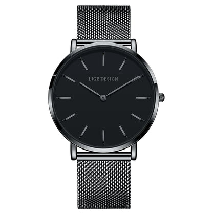 Reloj LIGE 2025 TOP Elegant Women's Watch Fashion Simple Ladies Watch Dress Gift Quartz Waterproof Watch for Women montre femme