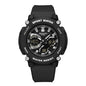 SANDA Outdoor Men's Electronic Wristwatch Large Dial Multifunctional Waterproof Luminous Alarm Military Sports Watch