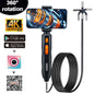 4K UHD 360° Two-Way Type-C Articulating 6mm Endoscope Camera Borescope Car Inspection Industrial Endoscope For IOS Android