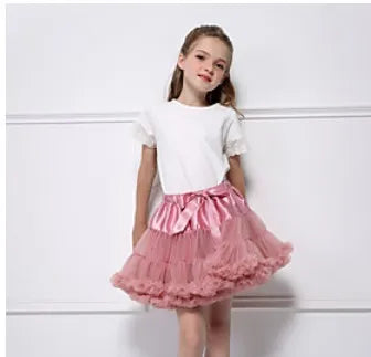 Lush Small Baby Girls Tutu Skirt for Kids Children Puffy Tulle Skirts for Girl Newborn Party Princess Girl Clothes 1-15 Years