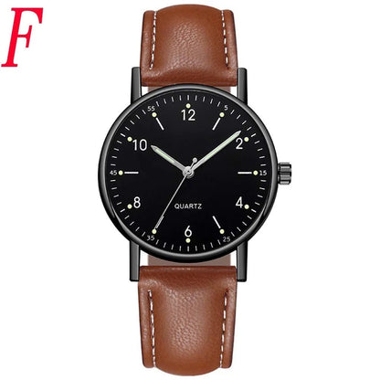 Trendy Fashion Dial Watch Hot Selling Luminous Women Watch Navy Leather Strap Precise Timekeeping Stylish Modern Wristwatch