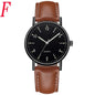 Trendy Fashion Dial Watch Hot Selling Luminous Women Watch Navy Leather Strap Precise Timekeeping Stylish Modern Wristwatch