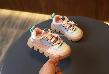 DIMI Autumn New Children Shoes Pu Leather Kids Sneakers  Baby Toddler Shoes Comfortable Soft Boys Girls Casual Shoes