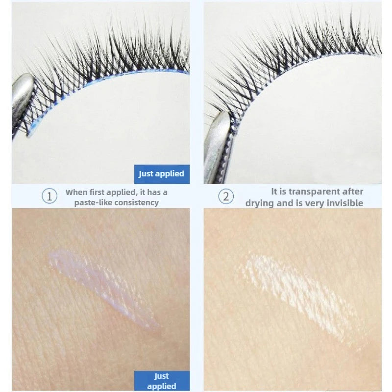 5g Waterproof Long-Lasting Eyelash AdhesiveTransparent Latex-Free Self-Adhesive Glue for False Eyelashes Eyelash Extensions
