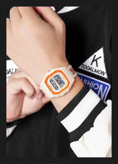 SKMEI 2282 Watches For Men Women 5Bar Waterproof Stopwatch Countdown Wristwatches Reloj Hombre Fashion Digital Sport Electronic