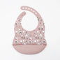 Customize Cartoon Animal Silicone Baby Bib with Name & Pattern Food-Grade Solid Feeding Bib DZ31