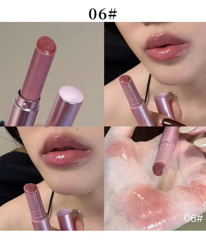Smoky Grey Violet Lipstick Matte Velvet Finish Smooth Application Lip Mousse Waterproof Mirror Glossy Lip Tint Not Fading Makeup