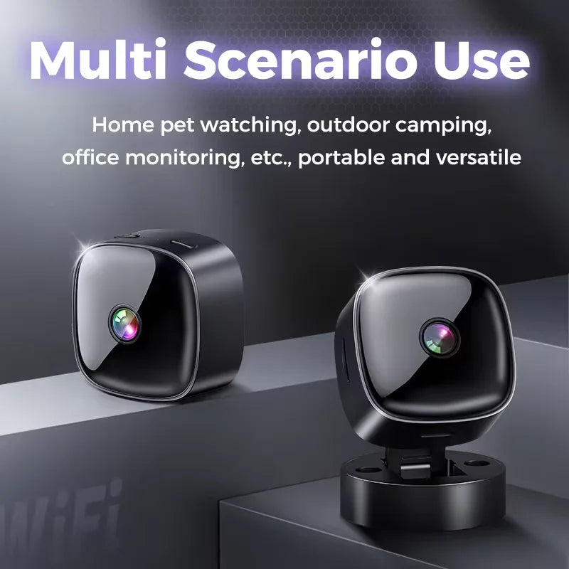 Lenovo Security Monitoring High Definition 8K Rotating WiFi Mini Camera No Need for Plug in Night Vision Smart Home 2026 New