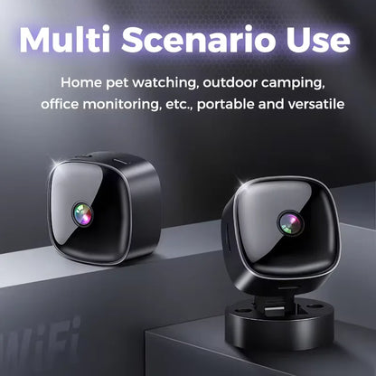 Lenovo Security Monitoring High Definition 8K Rotating WiFi Mini Camera No Need for Plug in Night Vision Smart Home 2026 New
