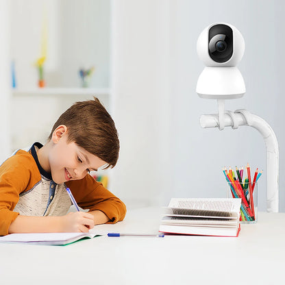IP Camera Holder Stand Baby Monitor Wall Mount Silica gel Bracket Hole-Free Crib Cradle Rod Hose Holder Flexible Twist Mounting