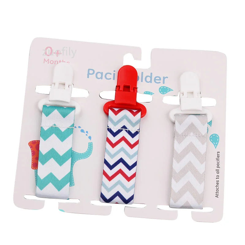 3 Pcs/Set Baby Pacifier Clips Pacifier Chain Dummy Clip Nipple Holder For Nipples Children Pacifier Clip Soother Holder Attache