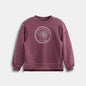 2026 Ali Plus new AW26 Compass Collection Dusty pink Muted blue washed denim oversized sweatshirt kids girl boy baby clothing
