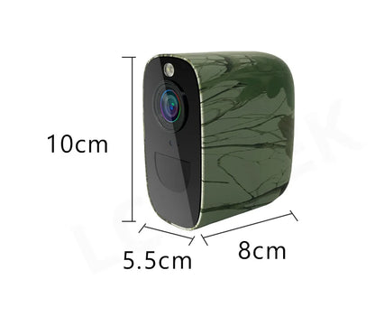 LCLCTEK 4G SIM Card Battery Powered Security Camera Full Color 4MP PIR Detection IP66 Outdoor Wireless CCTV Surveillance Cam