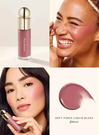 Rare Beauty Makeup Bliss Encourage Lipstick New Happy Hope Worth Love Lip Gloss & Face Tinting Powder Blusher Brand Cosmetics