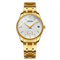 CHENXI Luxury Brand Casual Couple Watch Golden Stainless Steel Quartz Watch for Men's and Women's Waterproof Luminous Wristwatch