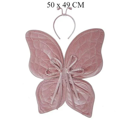 Butterfly Wings Angel Fairy Costume Newborn Baby Photography Props Soft Girl Photo Shoot Accessories