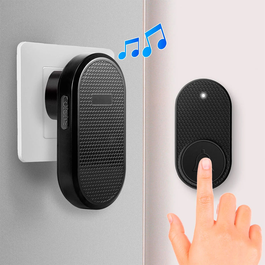 M558 Wireless Smart Doorbell Welcome Home Security Alarm Door Bell with 33 Songs 4 Levels Adjustable Volume Easy Installation