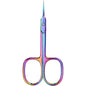 Professional Russian Manicure Scissors Cuticle Regrowth Cut Curved Tip Nail Pedicure Grooming Stainless Steel Dead Skin Remover