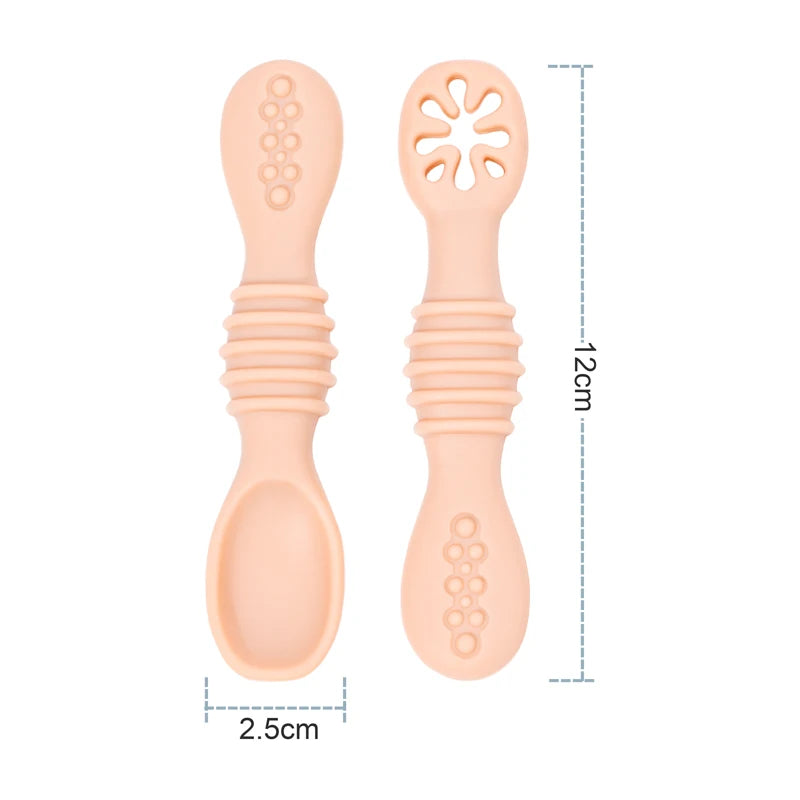 Silicone Baby Dining Plate With Spoon Fork Children Dishes Suction Plate for Toddlers Kid Training Feeding Sucker Bowl BPA FREE