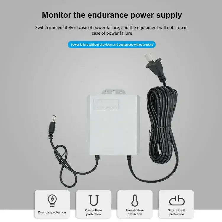 DIFANG DC12V UPS Power Supply for WiFi Camera Outdoor Battery Backup Power Adapter 7500mAh Battery Emergency Power
