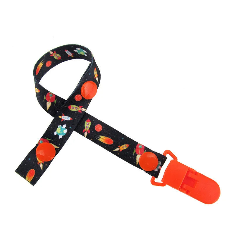 Adjust Baby Pacifier Clip Chain Ribbon Dummy Holder Chupetas Soother Pacifier Clips Leash Strap Nipple Holder for Infant Feeding