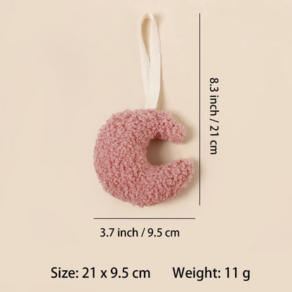Baby Pacifier Chain Nipple Pendant Teddy Velvet Baby Pacifiers Leashes Moon Comfort Plush Nipple Pendant Clip Babies Accessories
