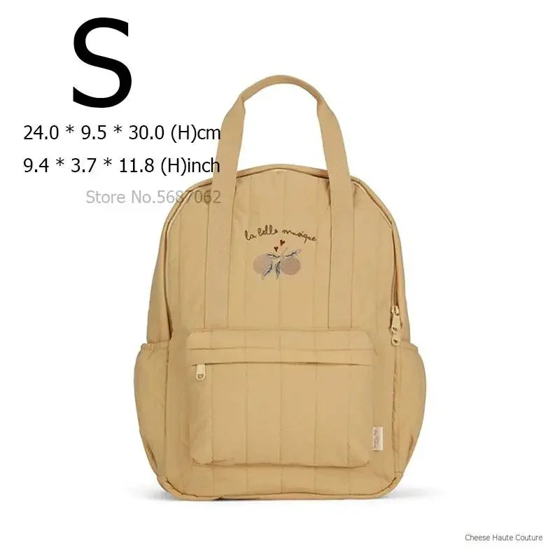 KS Baby Backpack 2024 New Kids Schoolbag Kindergarten Bags Brand Traveling Mom Cherry Lemon Children's Boys Girls Storage