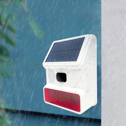 433MHZ Wireless Solar Speaker Siren Outdoor 100Db Sounder Super Alarm Horn Security Alarm Siren