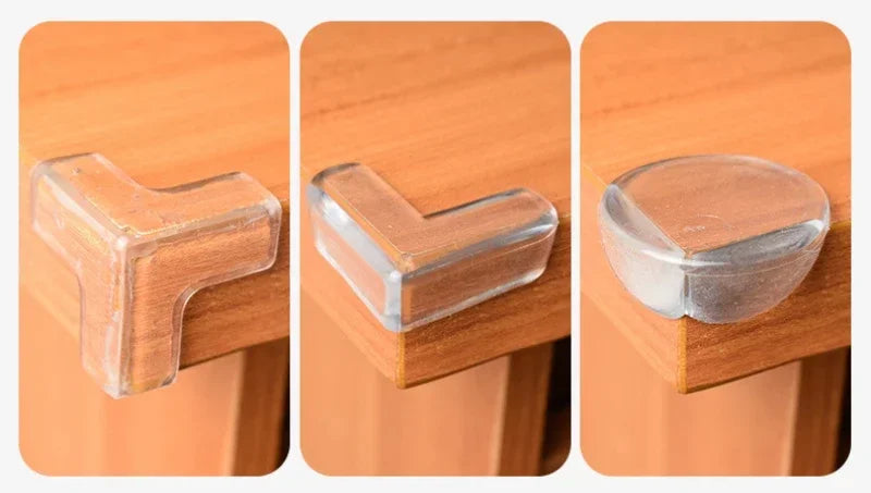 Baby Safety Silicone Kids Proofing Edge Protector Soft Transparent Children Anti Collision Table Corner Edge Protection Cover