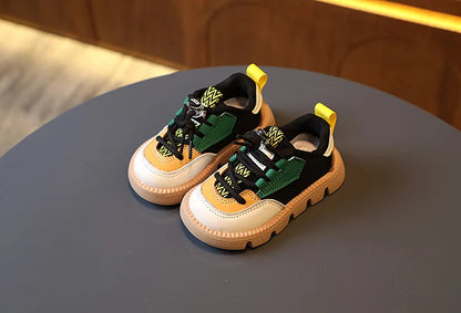 DIMI Autumn New Children Shoes Pu Leather Kids Sneakers  Baby Toddler Shoes Comfortable Soft Boys Girls Casual Shoes